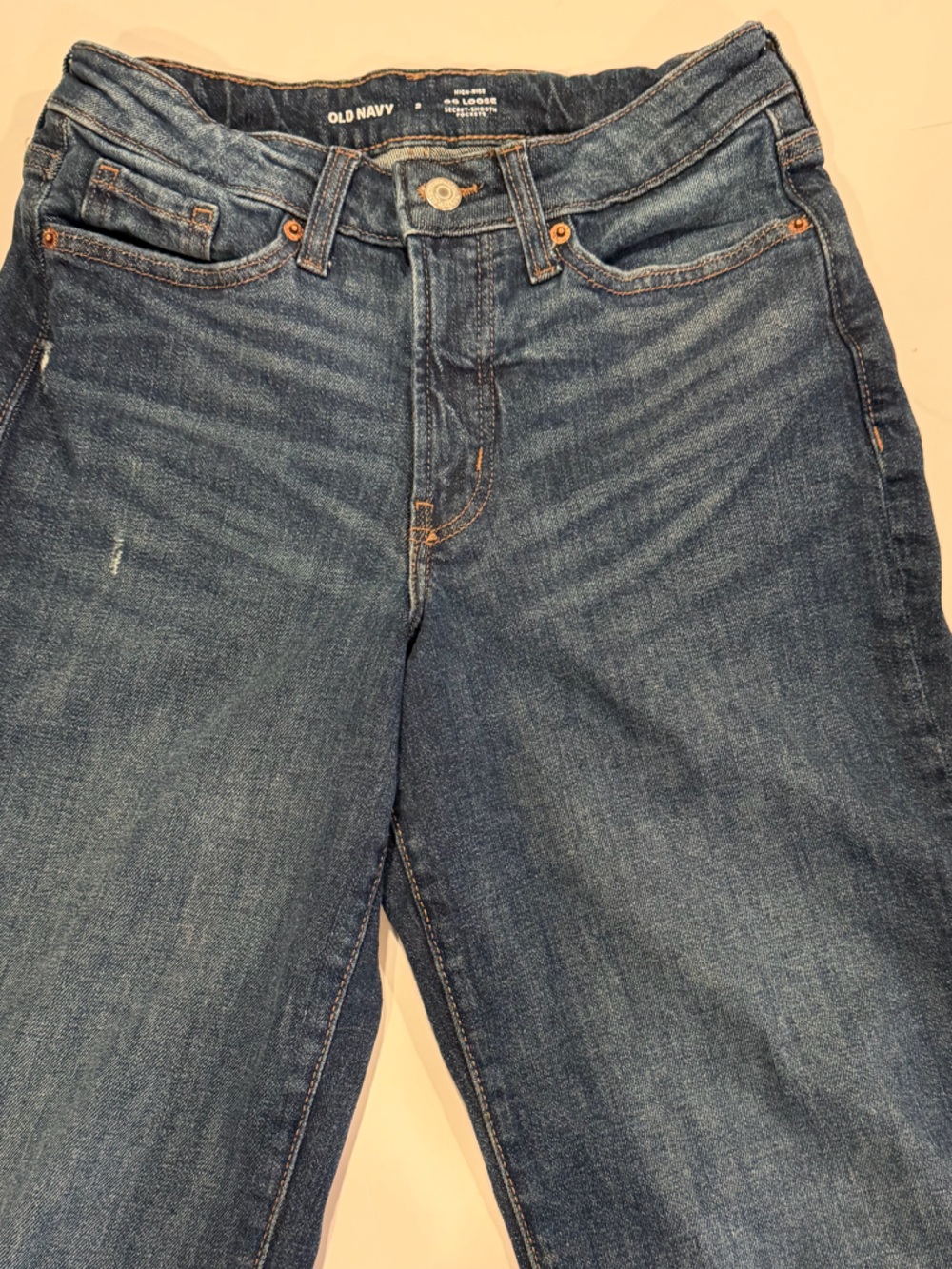 Old Navy Straight-Leg Jeans in Medium Blue Wash